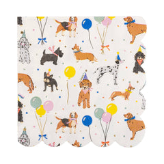 Dog Party Cocktail Napkin 18pk. - Pretty Day