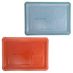 Lunch Tray Paper Plate Set