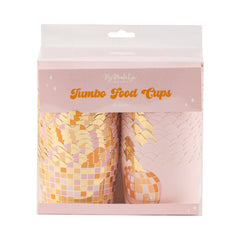 JUMBO Foil Pumpkin Disco Baking Cups- 40 CT - Pretty Day