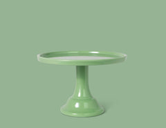 Sage Green Melamine Cake Stand Small 8.5 inch