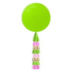 Paperboy - Jumbo Balloon & Tassel Tail - Tropical - Pretty Day