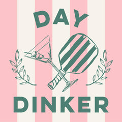 Day Dinker Pickleball Cocktail Napkin - Pretty Day
