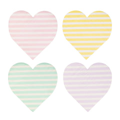 Striped Hearts Valentine's Napkin Set 24pk. - Pretty Day