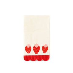 Berry Fringe Scallop Guest Towel 24pk. - Pretty Day