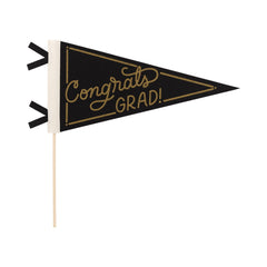 Congrats Grad Felt Pennant Banner - Pretty Day