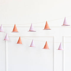 Pink Witch Hat Banner - Pretty Day