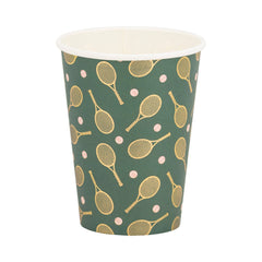 Tennis Racket Paper Cups 8pk. - Pretty Day