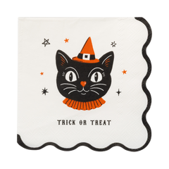 Vintage Halloween Characters Cocktail Napkin Set 24pk.