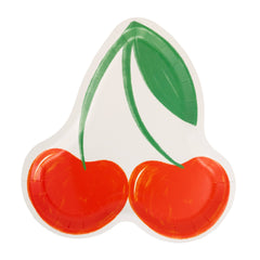 Cherries Shaped Plate 8pk.