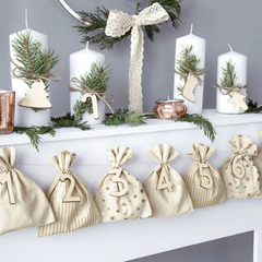 Santa Sacks DIY Advent Calendar - Pretty Day
