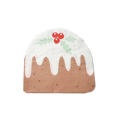 Christmass Figgy Pudding Petite Napkins - Pretty Day
