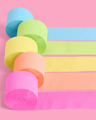 Tropical Pastel Streamers
