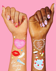 xo, Fetti - Short & Sweet Tats - 54 temporary tattoos, cherry party - Pretty Day