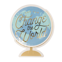 Back To School Globe Paper Plate - 8pk - Pretty Day