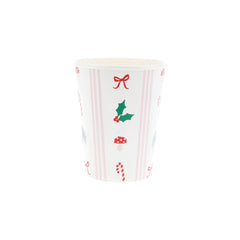 Festive Icon Stripes Cups 8pk. - Pretty Day