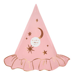 Pink Witch Hat Plates 8pk. - Pretty Day