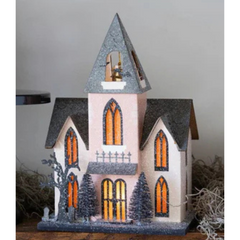 Halloween Village Church - Pretty Day