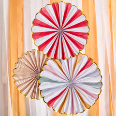 Hootyballoo by Club Green - Circus Fan Decorations - Pack of 3 - Pretty Day