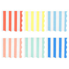 Beach Striped Napkins Large 16pk.
