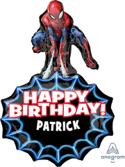 Spider Man Personalized jumbo Foil Balloon - Pretty Day