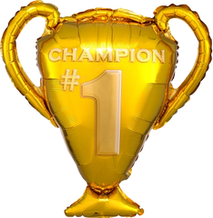 Gold Trophy Balloon - Pretty Day
