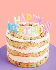 Happy Birthday Pastel Candles - Pretty Day