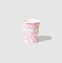 Pink Toile Cups 10pk. - Pretty Day