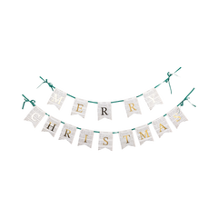 Merry Christmas Music Paper Banner