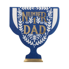 Number 1 Dad Trophy Napkin 18pk. - Pretty Day