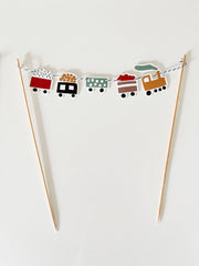Josi James - Train Cake Banner: Yellow - Pretty Day