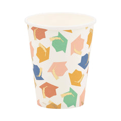 Colorful Grad Caps Party Cup 8pk. - Pretty Day