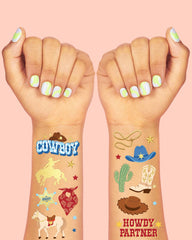 Wild Wild West Tats - 52 foil temporary tattoos - Pretty Day