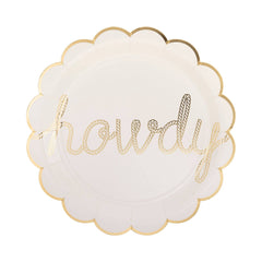 Howdy Paper Plate 8pk. - Pretty Day