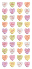 Heart Candies Puffy Sticker
