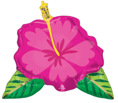 Tropical Hibiscus Foil Balloon - Pretty Day