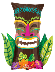 Vintage Tiki Jumbo Foil Balloon - Pretty Day