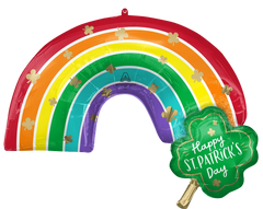 St Patrick's Day Rainbow Jumbo Balloon - Pretty Day