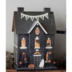 Halloween Village Haunted House - Pretty Day