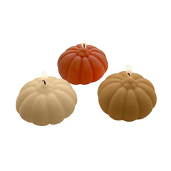 Pumpkin Candles 3pk.