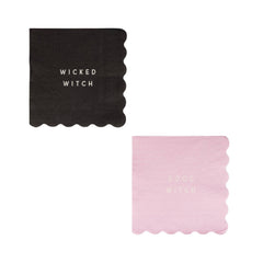 Good Witch Bad Witch Cocktail Napkin Set 24pk. - Pretty Day