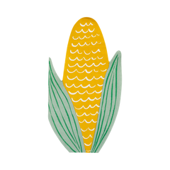 Corn Shaped Paper Napkins 24pk.