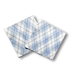 Argyle Large Disposable Paper Napkins 16pk. - Pretty Day