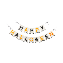 Felt Happy Halloween Banner