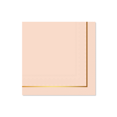 Peach & Gold Large Napkins - Pretty Day