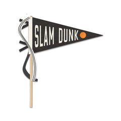 Slam Dunk Basketball Party Felt Pennant