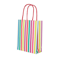 Rainbow Striped Goodie Bags 8 Pk. - Pretty Day