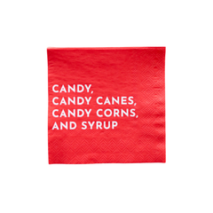 Elf Candy Small Red Napkins - 24pk - Pretty Day