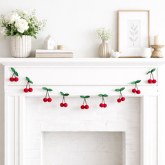 Cherry Wool Garland
