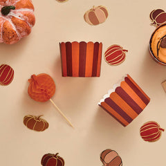 Pumpkin Honeycomb Food Picks & Food Cup Set 10pk.