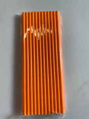 Orange Eco Friendly Paper Straws - Pretty Day